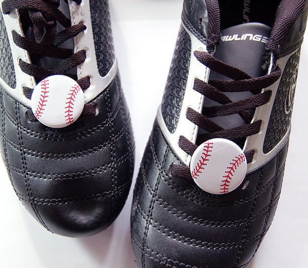 Baseball Shoelace Charms - Kelly's Handmade