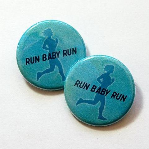 Run Baby Run Charm Available in 3 Colors - Kelly's Handmade