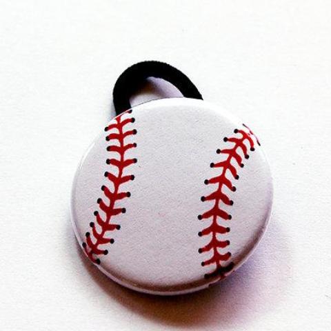 Baseball Ponytail Holder - Kelly's Handmade