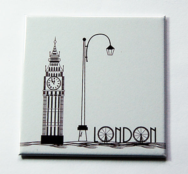 London Travel Magnet - Kelly's Handmade