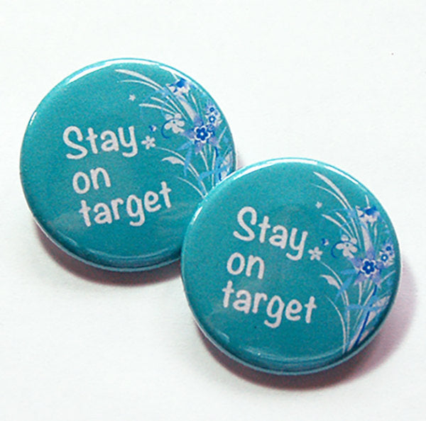 Stay On Target Shoelace Charms - Kelly's Handmade
