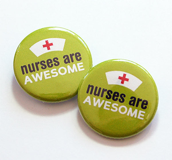 Nurses Are Awesome Shoelace Charms - Kelly's Handmade