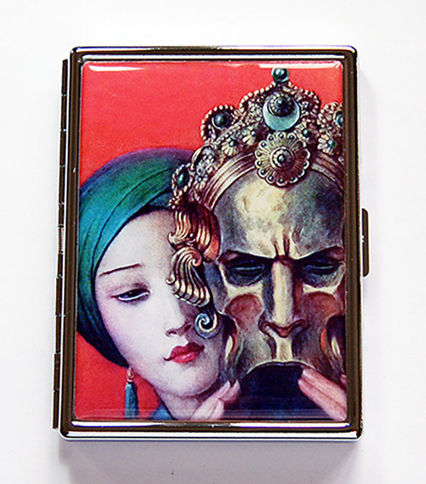 Unmasked Slim Cigarette Case - Kelly's Handmade