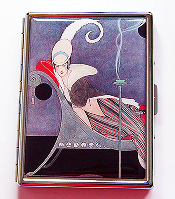 Flapper Smoke Break Slim Cigarette Case - Kelly's Handmade