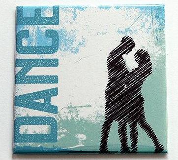 Dance Couple Magnet - Kelly's Handmade