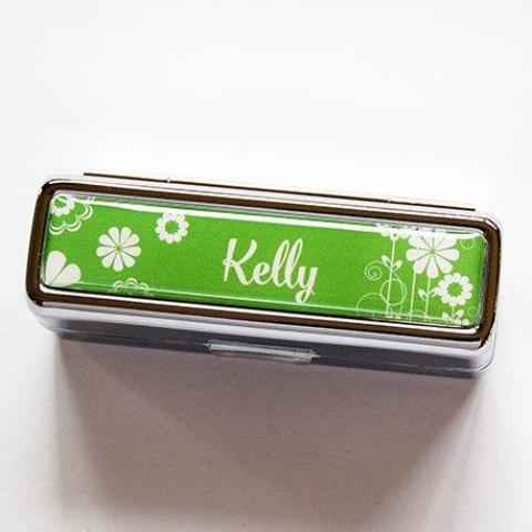 Personalized Lipstick Case Available in 3 Colors - Kelly's Handmade