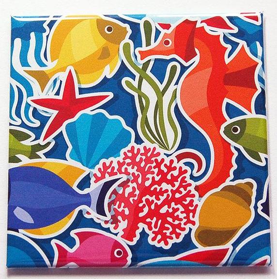 Fish in Full Color Magnet - Kelly's Handmade