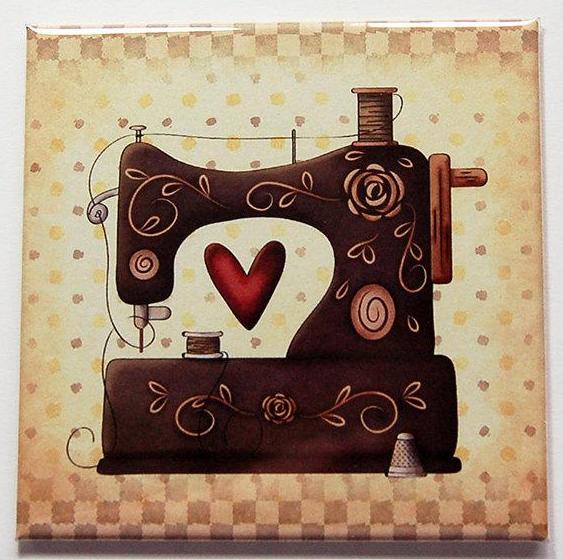 Sewing Love Magnet - Kelly's Handmade