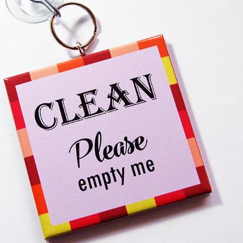 Modern Clean/Dirty Dishwasher Sign in Pink - Kelly's Handmade