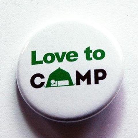 Love to Camp Pin - Kelly's Handmade