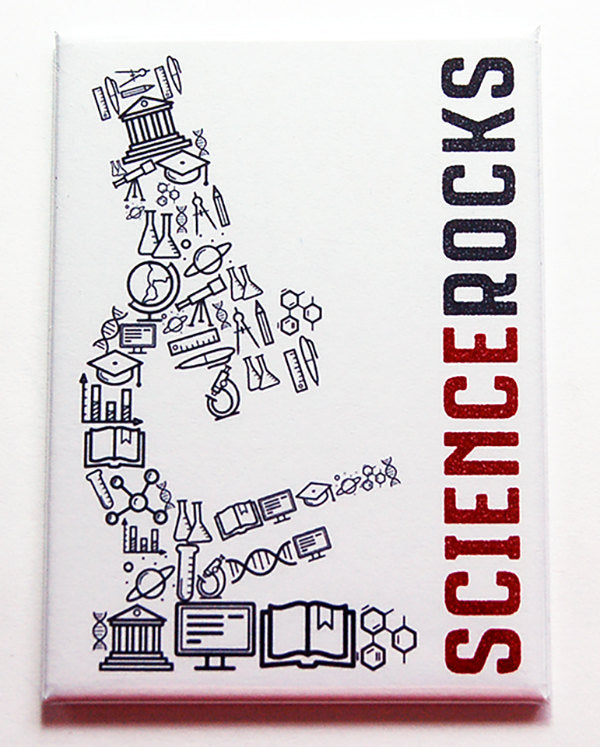 Science Rocks Teacher Magnet - Kelly's Handmade