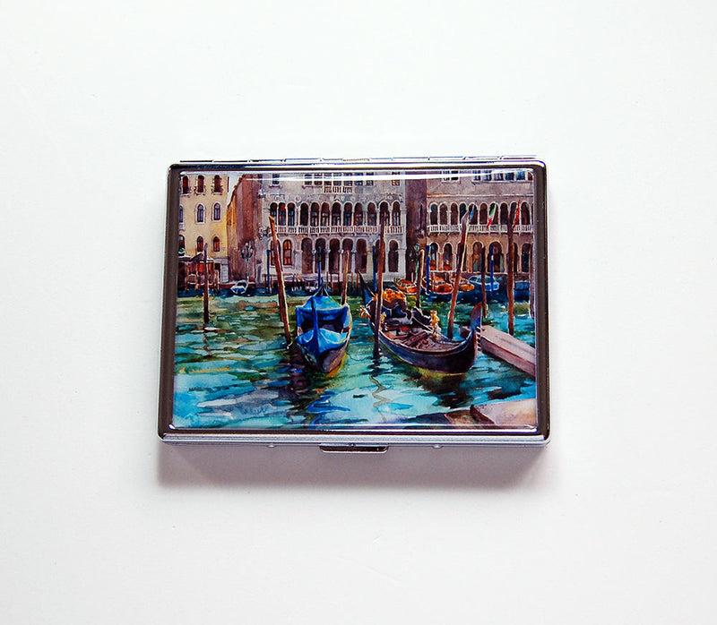 Venice Gondola Slim Cigarette Case - Kelly's Handmade