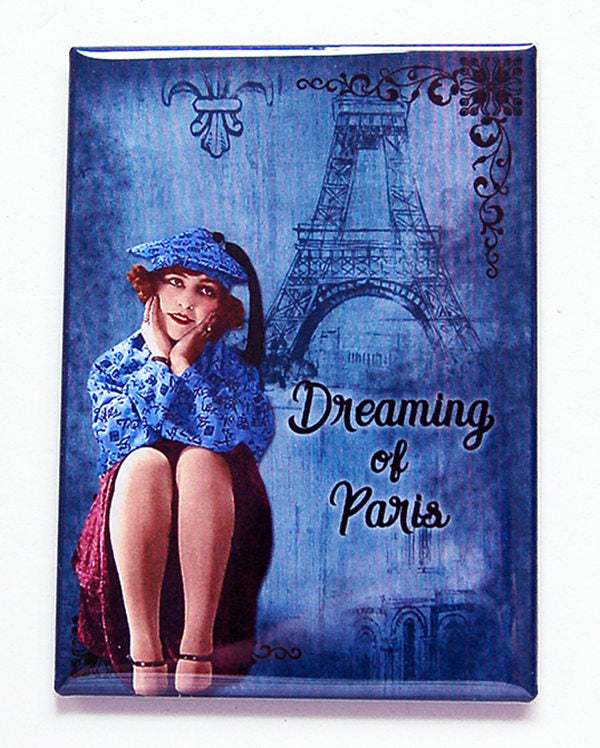 Dreaming Of Paris Magnet - Kelly's Handmade