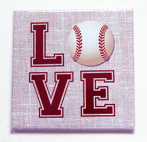 Love Baseball Magnet - Kelly's Handmade