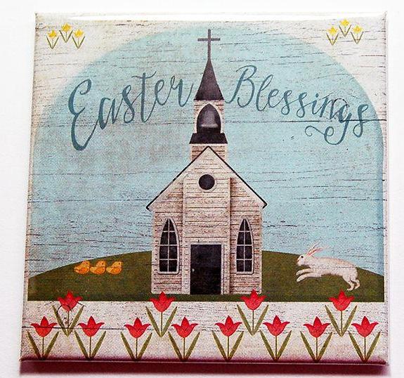 Easter Blessings Magnet - Kelly's Handmade