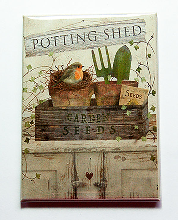 Potting Shed Magnet - Kelly's Handmade