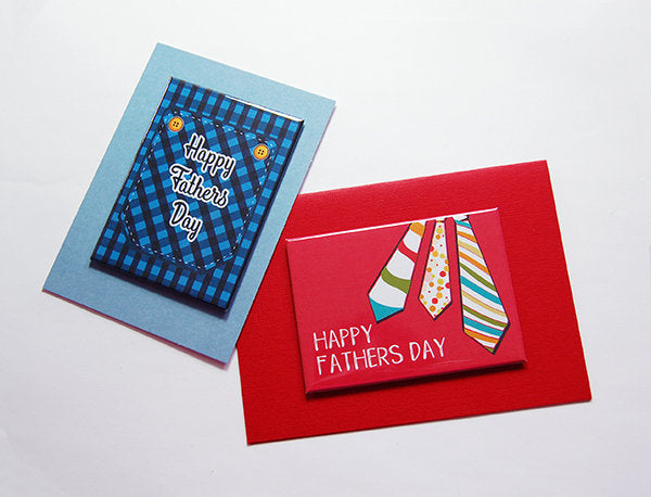 Happy Fathers Day Plaid Rectangle Magnet - Kelly's Handmade