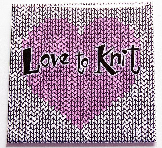 Love to Knit Magnet - Kelly's Handmade