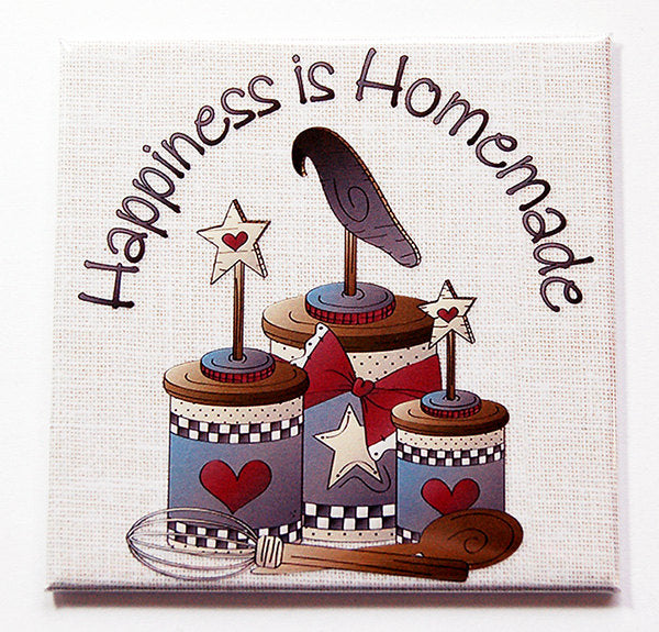 Happiness is Homemade Magnet - Kelly's Handmade