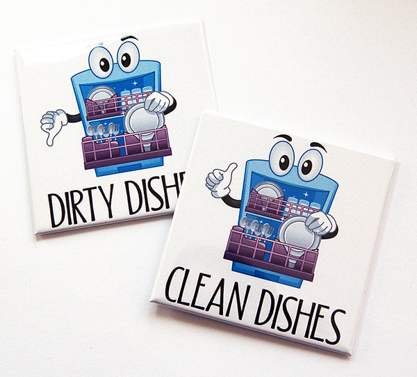 Thumbs Up Clean & Dirty Dishwasher Magnets - Kelly's Handmade