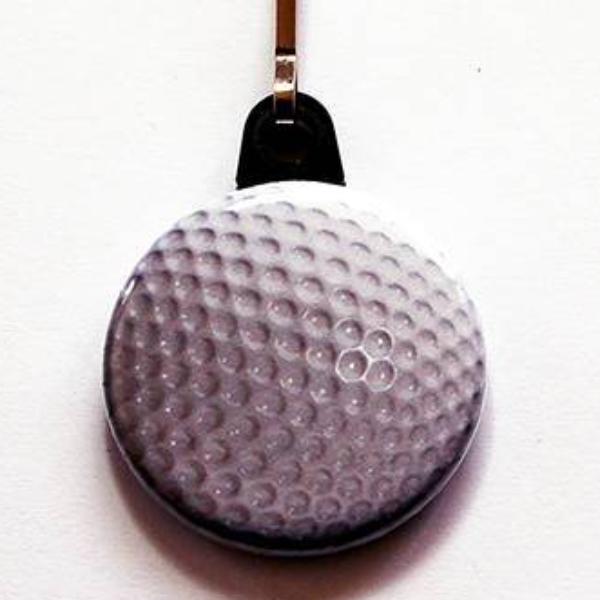 Golf Ball Zipper Pull - Kelly's Handmade