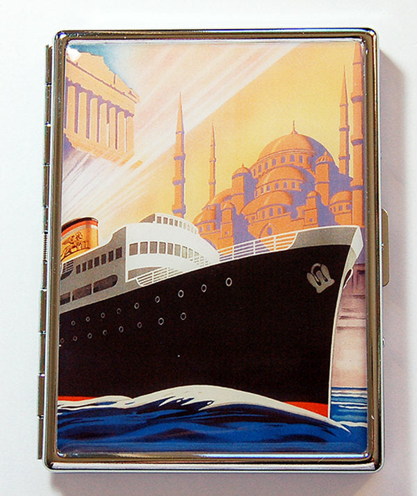 Cruise Ship Slim Cigarette Case - Kelly's Handmade