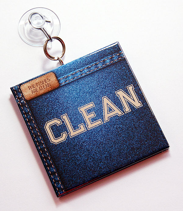 Blue Jeans Clean/Dirty Dishwasher Sign - Kelly's Handmade