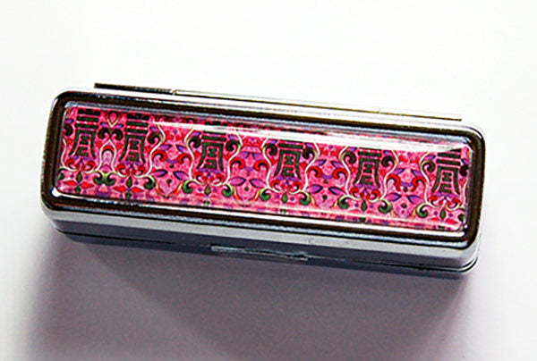 Venetian Print Lipstick Case in Pink - Kelly's Handmade