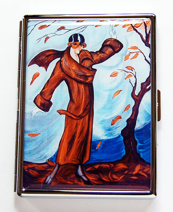 Autumn Wind Slim Cigarette Case - Kelly's Handmade