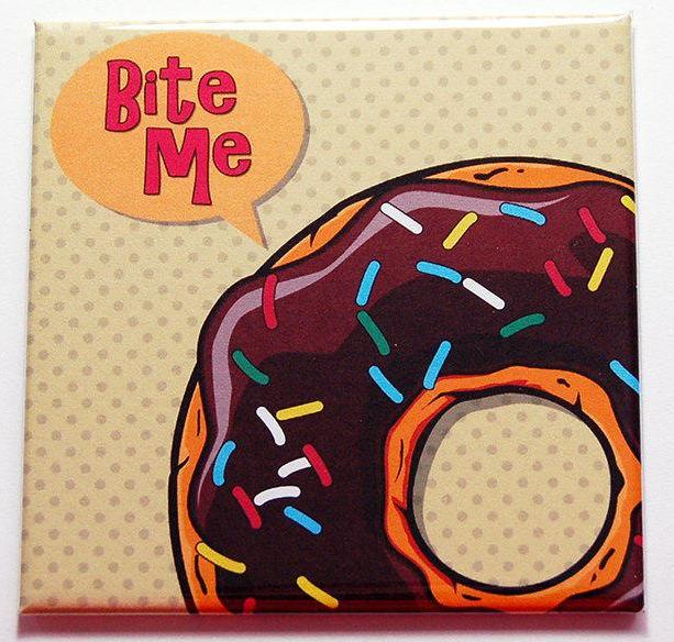 Bite Me Donut Magnet - Kelly's Handmade