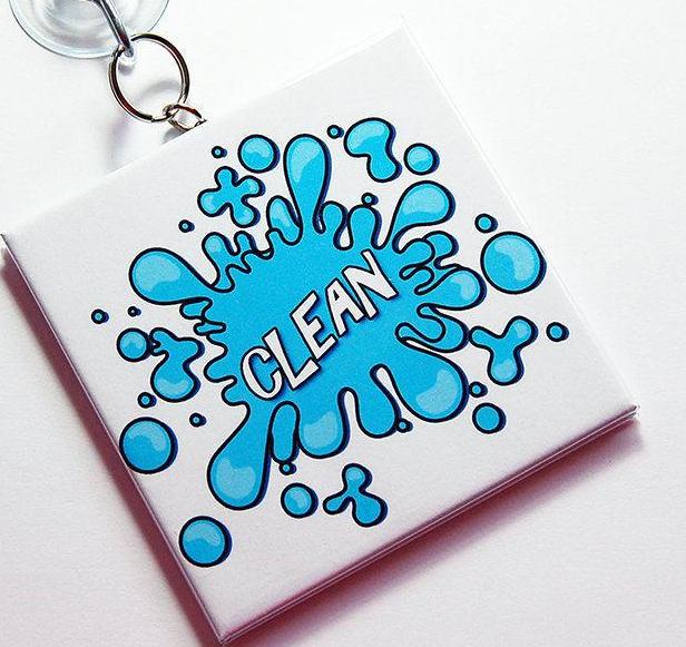 Splash Clean/Dirty Dishwasher Sign - Kelly's Handmade