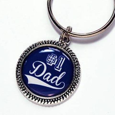 #1 Dad Keychain - Kelly's Handmade