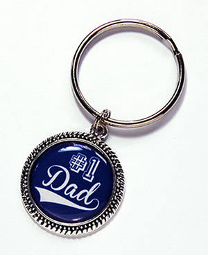 #1 Dad Keychain - Kelly's Handmade