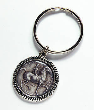 Horse Coin Replica Keychain - Kelly's Handmade