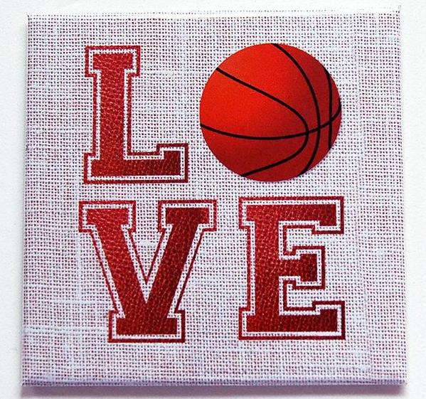 Love Basketball Magnet - Kelly's Handmade