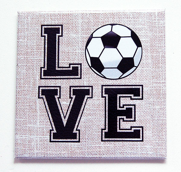 Love Soccer / Love Football Magnet - Kelly's Handmade