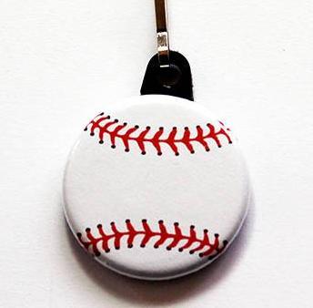 Baseball Softball Zipper Pull - Kelly's Handmade