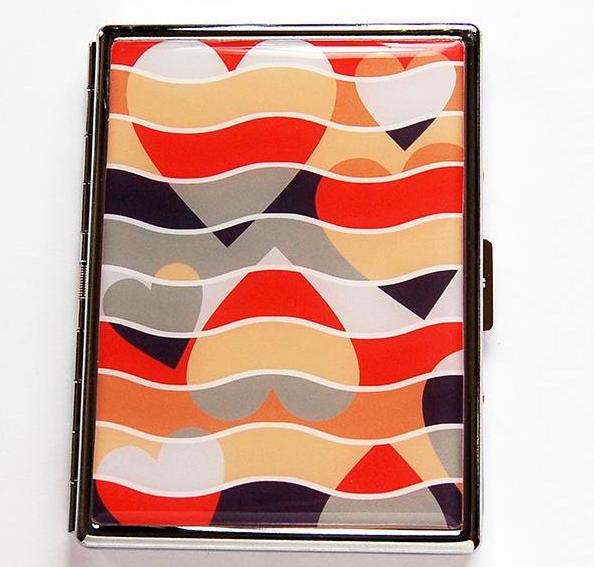 Heart Mosaic Slim Cigarette Case - Kelly's Handmade