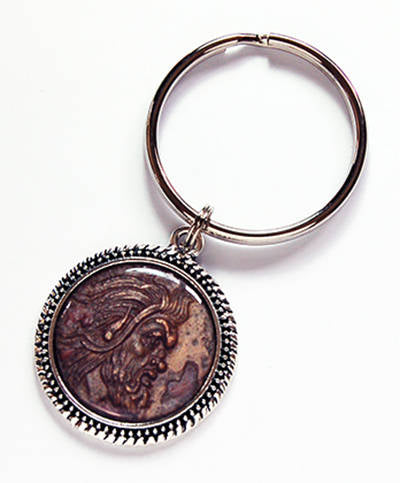 Ancient Coin Replica Keychain 2 - Kelly's Handmade