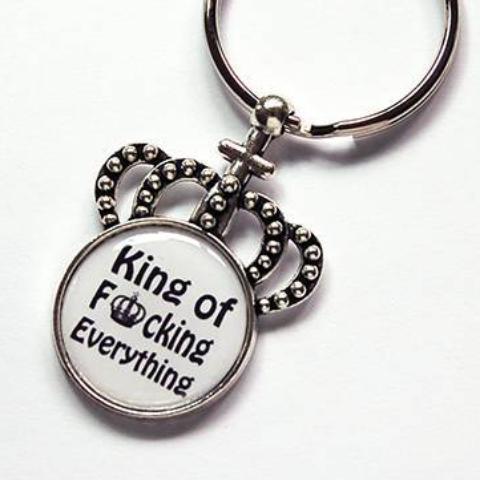 King of Everything Keychain - Kelly's Handmade
