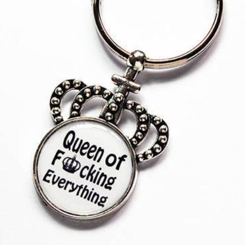 Queen of Everything Keychain - Kelly's Handmade