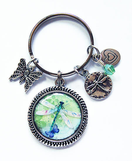 Dragonfly & Butterfly Keychain - Kelly's Handmade