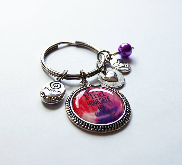 Find Yourself And Be That Keychain - Kelly's Handmade