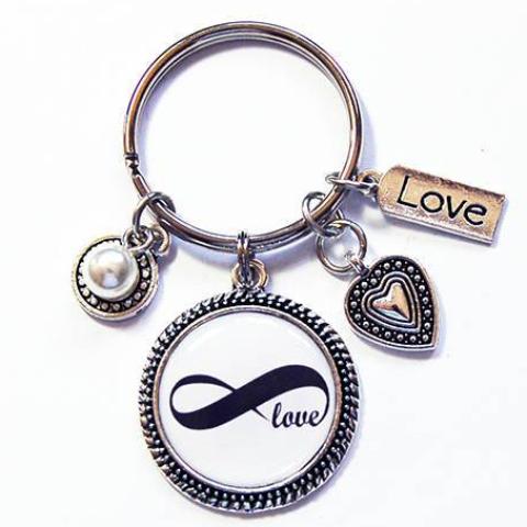 Love Infinity Keychain - Kelly's Handmade