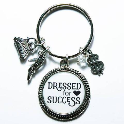 Dressed For Success Keychain - Kelly's Handmade