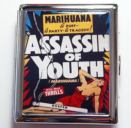 Assassin of Youth Compact Cigarette Case - Kelly's Handmade