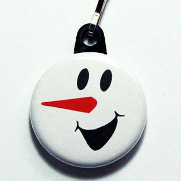 Mr Snowman Zipper Pull - Kelly's Handmade