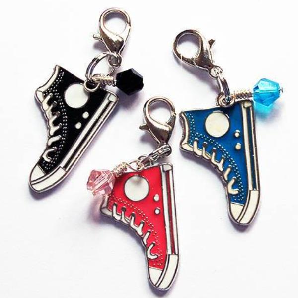 High Tops Zipper Pull Available in 7 Colors - Kelly's Handmade