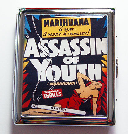 Assassin of Youth Compact Cigarette Case - Kelly's Handmade