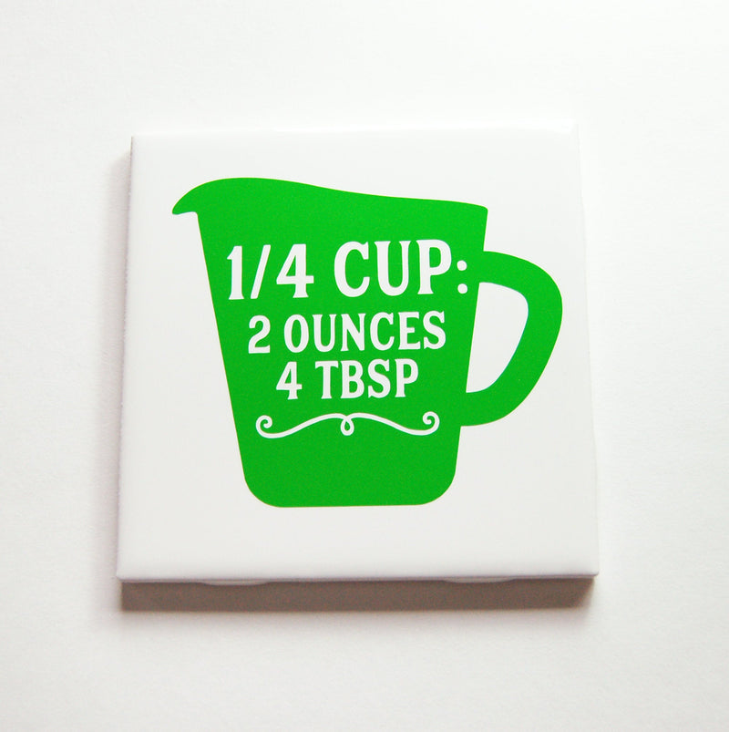 Quarter Cup Measuring Cup Sign - Kelly's Handmade